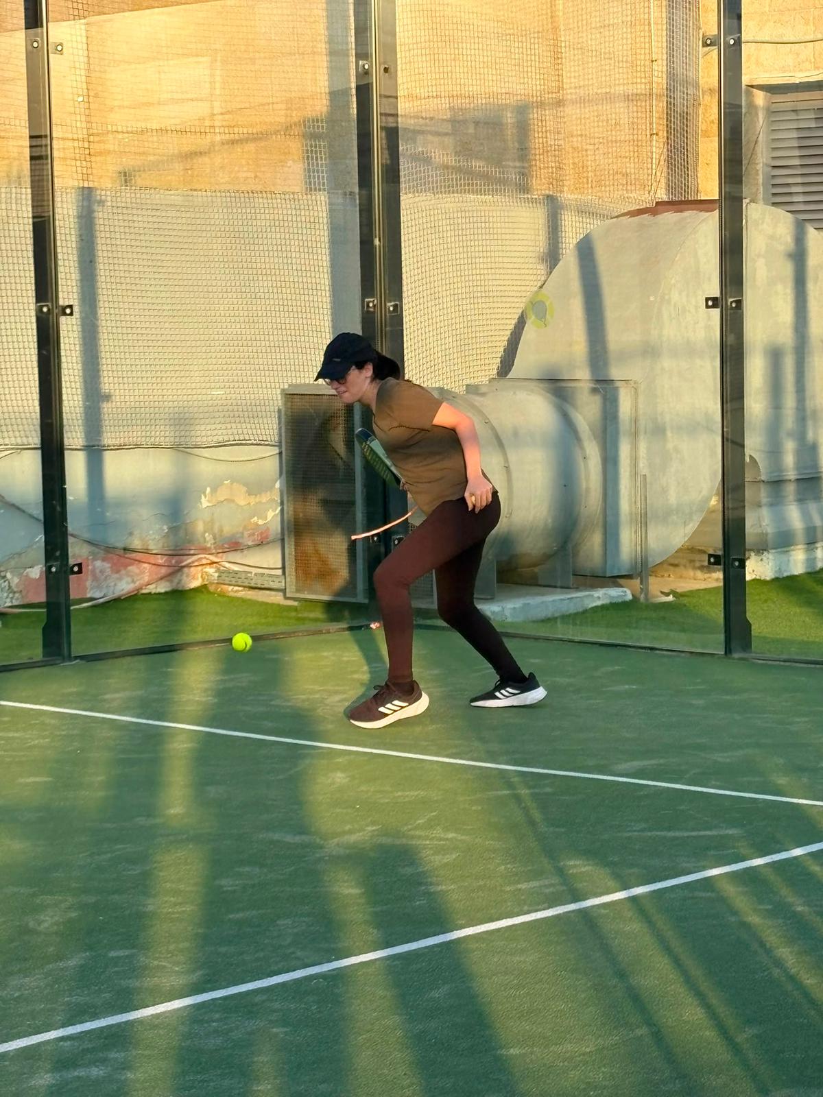 משחק פאדל בקבוצת האימון